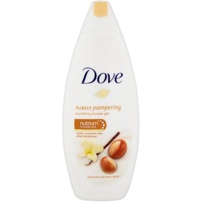 Dove 3 Nourishing and Restore Body Wash 500ml/19.9oz (3X 500ml/16.9oz, Purely pampering-Shea butter with warm vanilla)